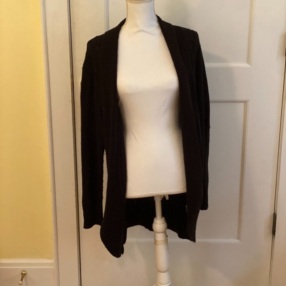 Black Knit Cardigan